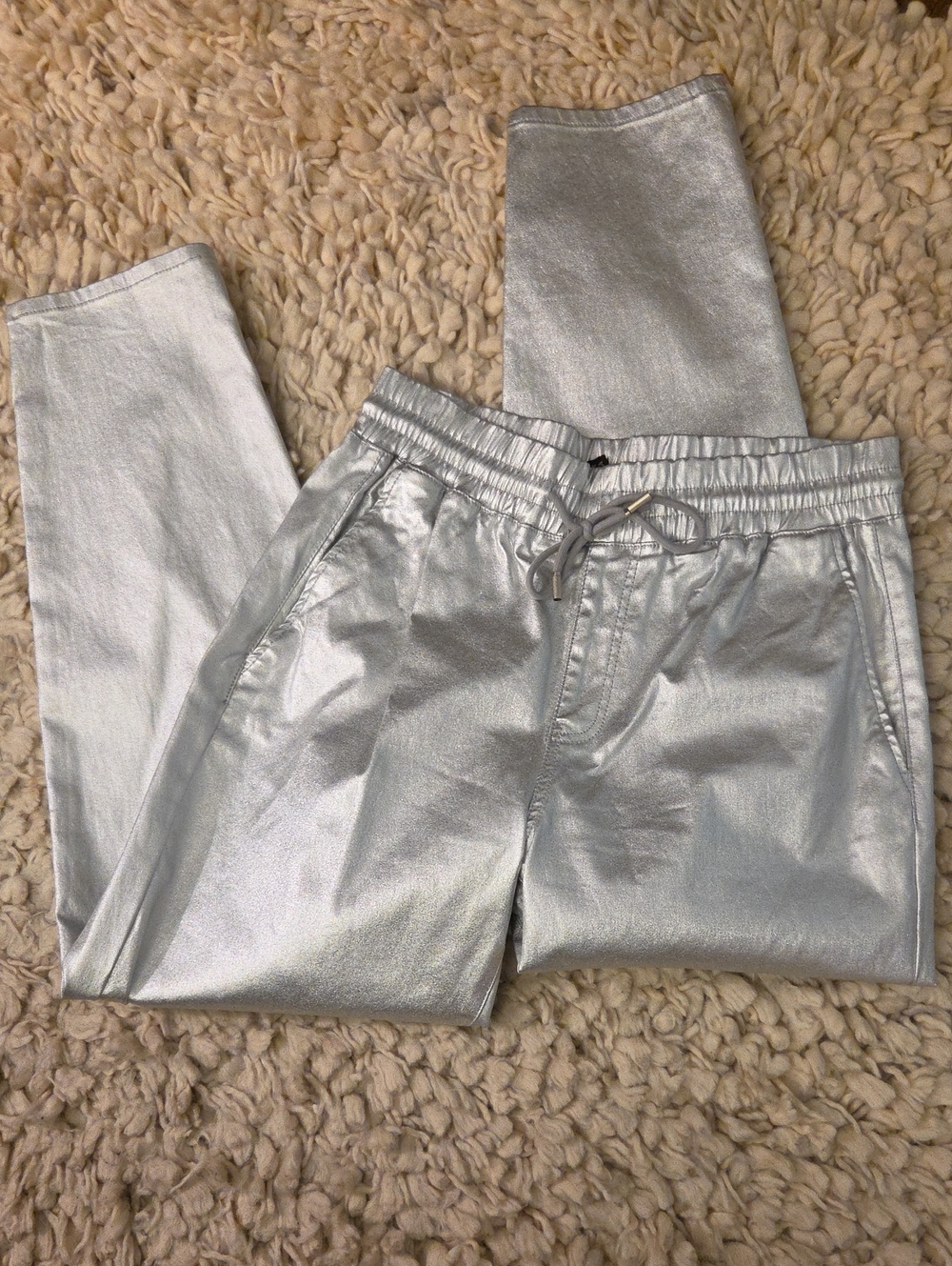 Metalic Silver Jeans